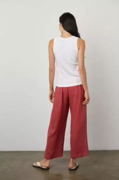 Velvet By Graham & Spencer Womens MAXIE RIBBED TANK TOP