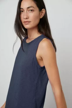 Velvet By Graham & Spencer Womens TAURUS COTTON SLUB TANK