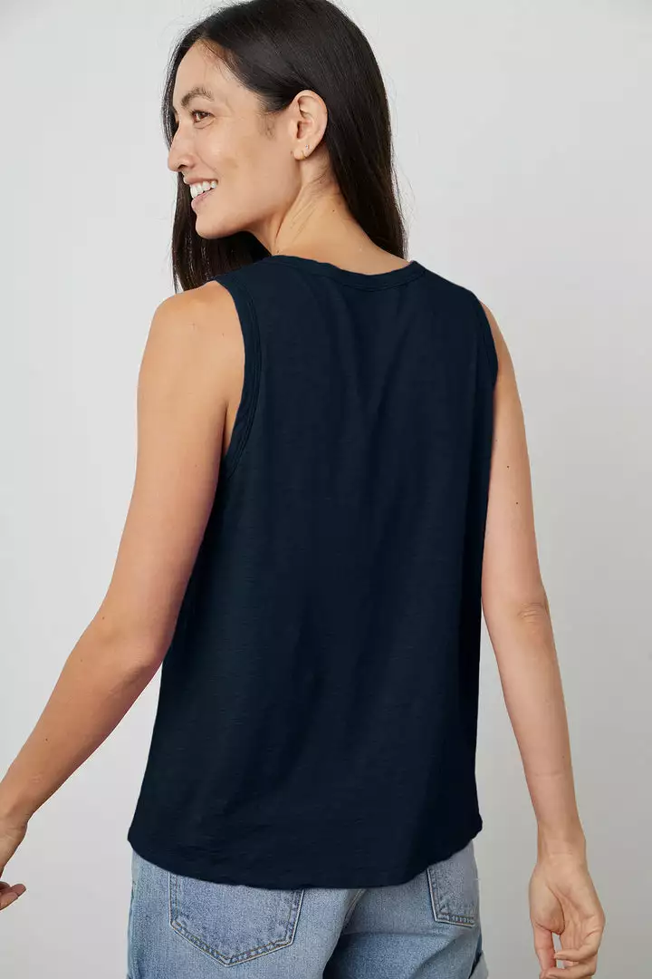 Velvet By Graham & Spencer TAURUS COTTON SLUB TANK 75 Velvet By Graham & Spencer TAURUS COTTON SLUB TANK