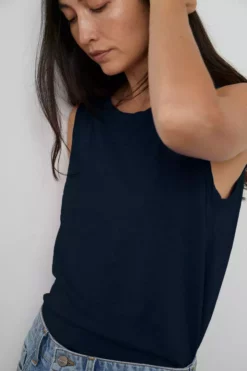 Velvet By Graham & Spencer TAURUS COTTON SLUB TANK 151 Velvet By Graham & Spencer TAURUS COTTON SLUB TANK