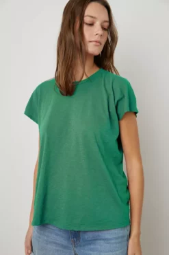 Velvet By Graham & Spencer TOOTSI CREW NECK TEE Womens