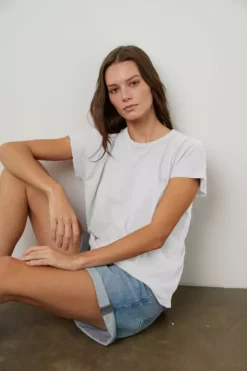 Velvet By Graham & Spencer TOOTSI CREW NECK TEE Womens