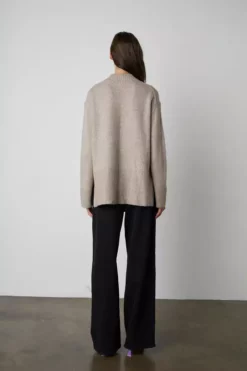 Velvet By Graham & Spencer Womens DANNY MOCK NECK SWEATER