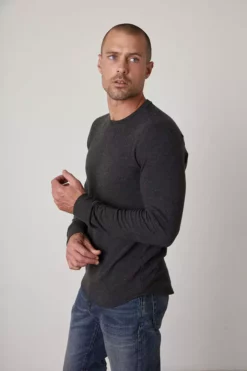 Velvet By Graham & Spencer BRONSON COZY JERSEY KNIT SHIRT