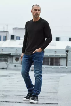 Velvet By Graham & Spencer BRONSON COZY JERSEY KNIT TOP Mens