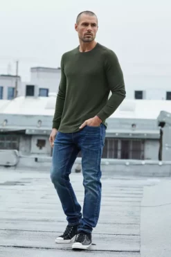 Velvet By Graham & Spencer BRONSON COZY JERSEY KNIT TOP Mens