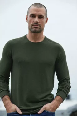 Velvet By Graham & Spencer BRONSON COZY JERSEY KNIT TOP Mens