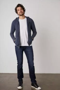 Velvet By Graham & Spencer LOUDON ZIP HOODIE