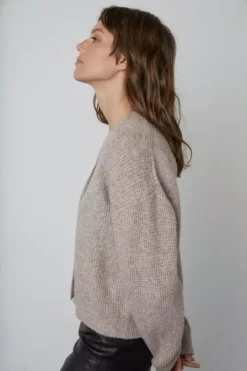 Velvet By Graham & Spencer MAGGIE BUTTON FRONT CARDIGAN Womens