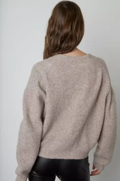 Velvet By Graham & Spencer MAGGIE BUTTON FRONT CARDIGAN Womens