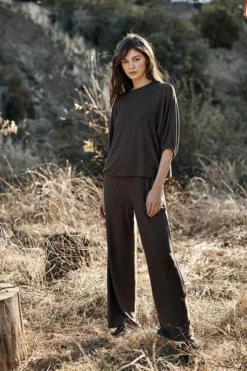 Velvet By Graham & Spencer TYLER WIDE LEG LOUNGE PANT Womens