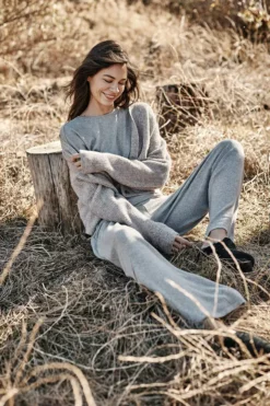 Velvet By Graham & Spencer TYLER WIDE LEG LOUNGE PANT Womens