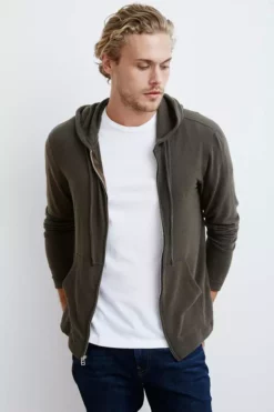 Velvet By Graham & Spencer LOUDON ZIP HOODIE