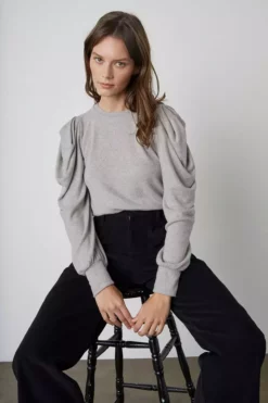 Velvet By Graham & Spencer VERA CORDUROY WIDE LEG PANT Womens