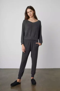 Velvet By Graham & Spencer JUDY DRAWSTRING SWEATPANT