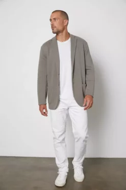 Velvet By Graham & Spencer BENJAMIN COTTON BLEND BLAZER