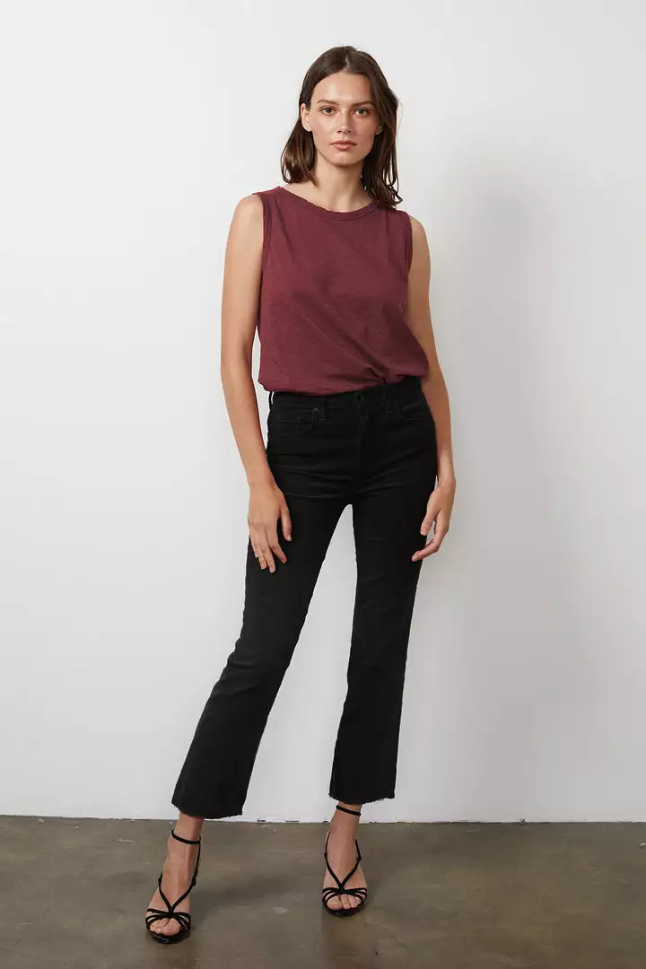 Velvet By Graham & Spencer CANDACE CORDUROY HIGH RISE CROP JEAN Womens 1 Velvet By Graham & Spencer CANDACE CORDUROY HIGH RISE CROP JEAN Womens