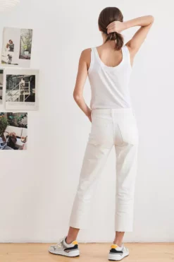 Velvet By Graham & Spencer KAROLINA HI RISE STRAIGHT LEG CUT OFF JEANS Womens 12 Velvet By Graham & Spencer KAROLINA HI RISE STRAIGHT LEG CUT OFF JEANS Womens