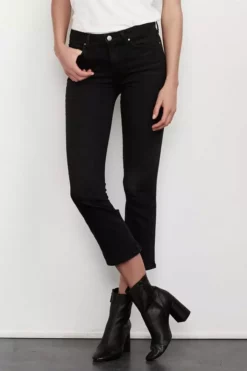 Velvet By Graham & Spencer Womens KATE HIGH RISE CROP JEAN