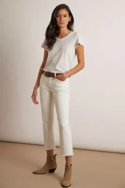 Velvet By Graham & Spencer TWIGGY HIGH RISE CROP JEAN