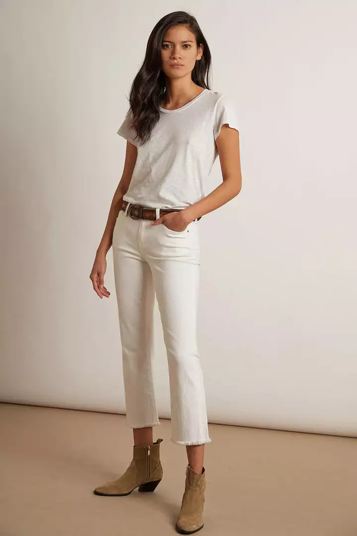 Velvet By Graham & Spencer TWIGGY HIGH RISE CROP JEAN 1 Velvet By Graham & Spencer TWIGGY HIGH RISE CROP JEAN