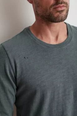 Velvet By Graham & Spencer JACKSON DISTRESSED SLUB TEE