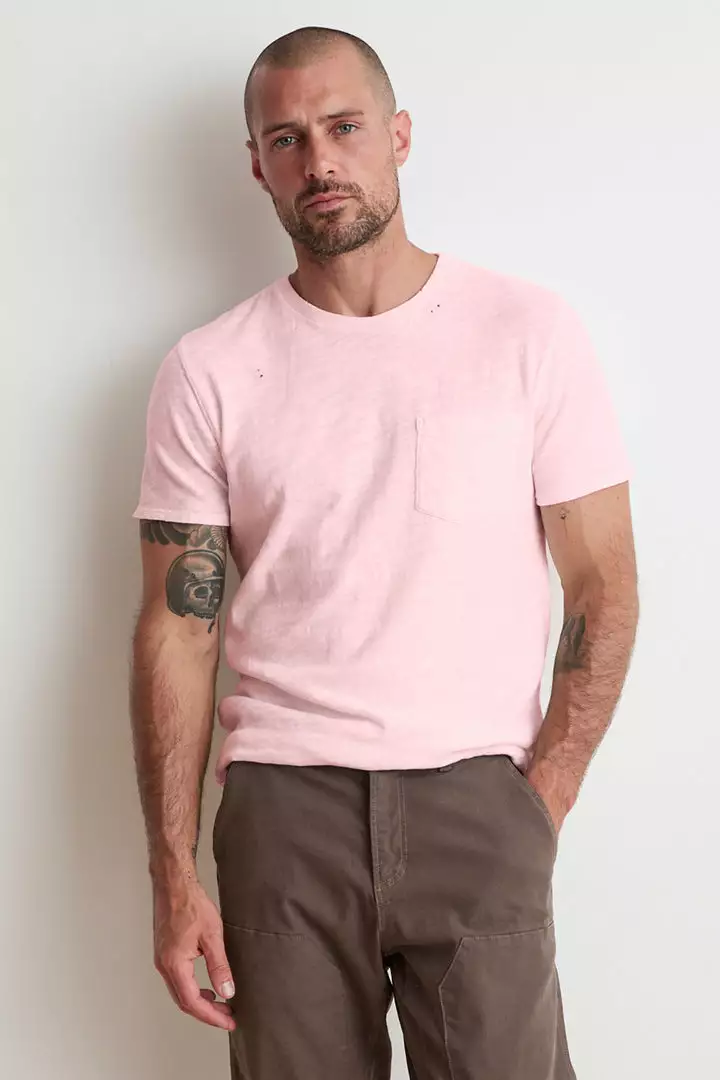 Velvet By Graham & Spencer DAVY DISTRESSED SLUB TEE 1 Velvet By Graham & Spencer DAVY DISTRESSED SLUB TEE