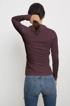 Velvet By Graham & Spencer Womens MERI WRAP FRONT FITTED TOP