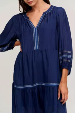 Velvet By Graham & Spencer TINA BOHO DRESS Womens 7 Velvet By Graham & Spencer TINA BOHO DRESS Womens