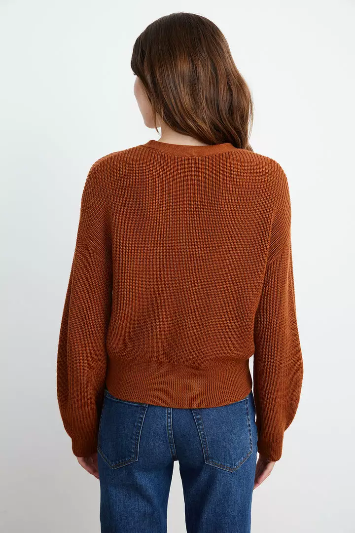 Velvet By Graham & Spencer Womens RILEY BUTTON-UP CARDIGAN 5 Velvet By Graham & Spencer Womens RILEY BUTTON-UP CARDIGAN