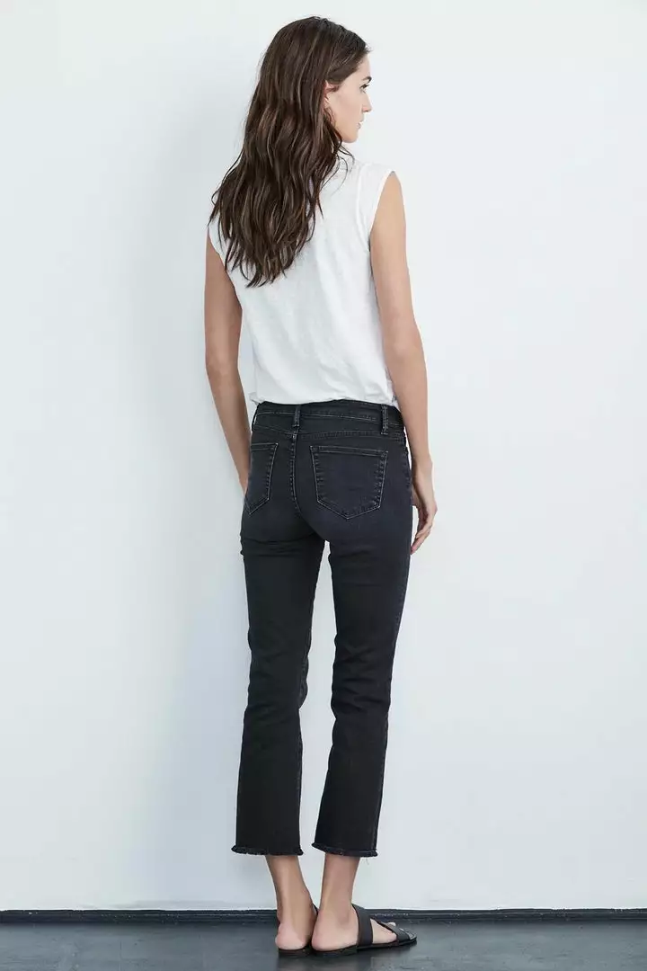 Velvet By Graham & Spencer TWIGGY HIGH RISE CROP JEAN 4 Velvet By Graham & Spencer TWIGGY HIGH RISE CROP JEAN