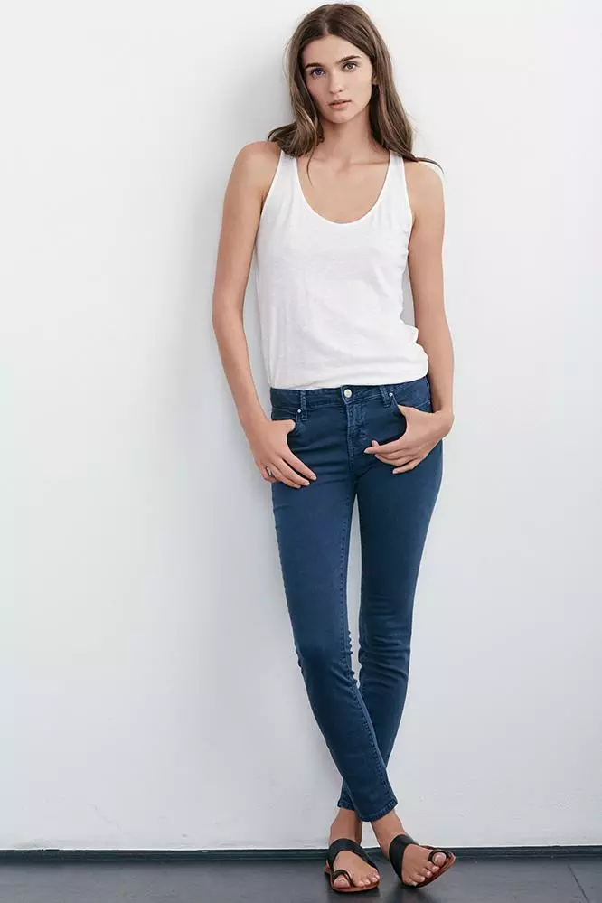 Velvet By Graham & Spencer TONI SKINNY JEAN Womens 7 Velvet By Graham & Spencer TONI SKINNY JEAN Womens