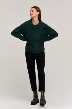 Velvet By Graham & Spencer Womens RAY CREW NECK SWEATER 24 Velvet By Graham & Spencer Womens RAY CREW NECK SWEATER