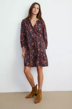 Velvet By Graham & Spencer Womens SHOSHANA PRINTED DRESS