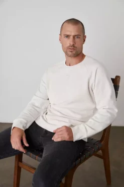 Velvet By Graham & Spencer DRAKE CREW NECK SWEATSHIRT Mens 20 Velvet By Graham & Spencer DRAKE CREW NECK SWEATSHIRT Mens