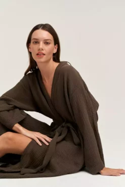 Jenny Graham Home COTTON GAUZE ROBE