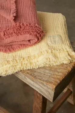 Jenny Graham Home COTTON GAUZE THROW 19 Jenny Graham Home COTTON GAUZE THROW