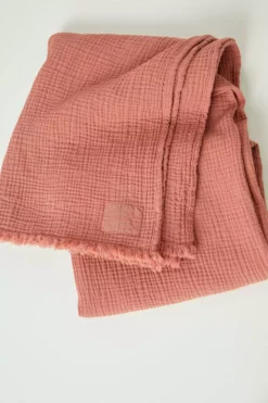 Jenny Graham Home COTTON GAUZE THROW 18 Jenny Graham Home COTTON GAUZE THROW