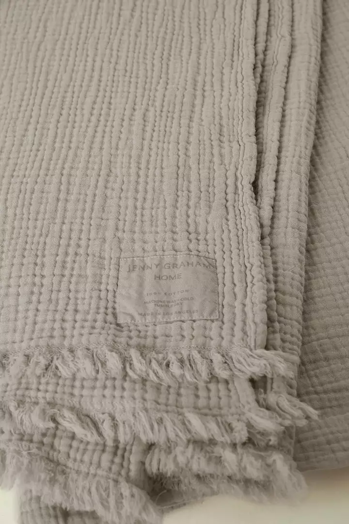 Jenny Graham Home COTTON GAUZE THROW 9 Jenny Graham Home COTTON GAUZE THROW