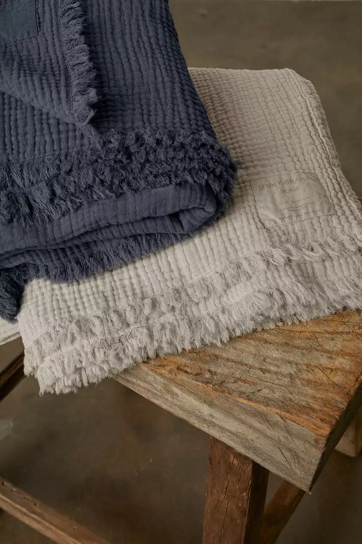 Jenny Graham Home COTTON GAUZE THROW 10 Jenny Graham Home COTTON GAUZE THROW