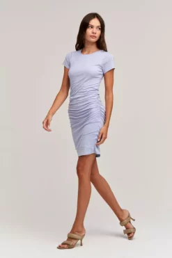 Velvet By Graham & Spencer CAILEY SHIRRED SEAM MINI DRESS