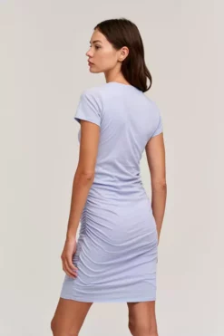 Velvet By Graham & Spencer CAILEY SHIRRED SEAM MINI DRESS