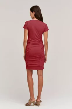 Velvet By Graham & Spencer CAILEY SHIRRED SEAM MINI DRESS