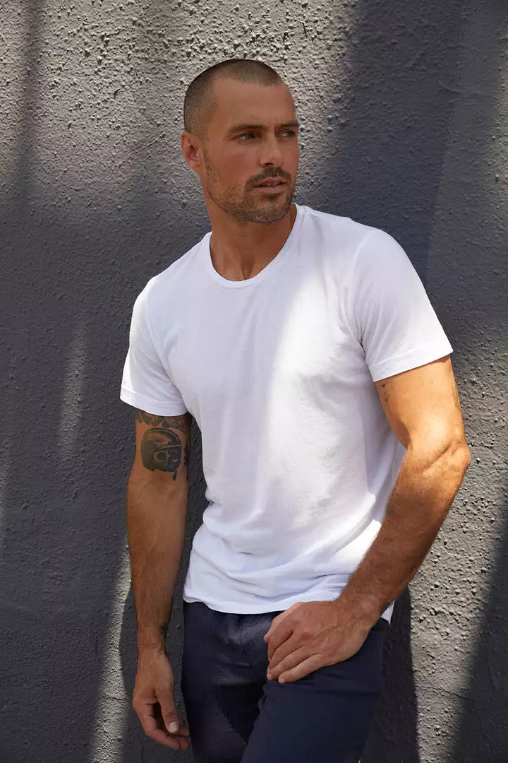 Velvet By Graham & Spencer ANGELO CREW NECK GRAPHIC TEE Mens 3 Velvet By Graham & Spencer ANGELO CREW NECK GRAPHIC TEE Mens