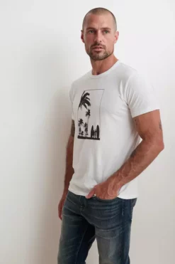 Velvet By Graham & Spencer FLYNN SURF GRAPHIC TEE Mens