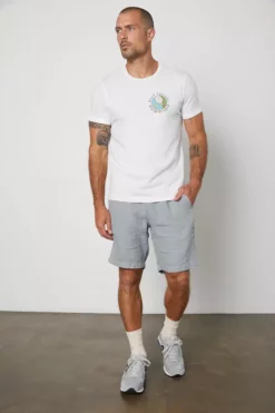 Velvet By Graham & Spencer JONATHAN LINEN DRAWSTRING SHORT