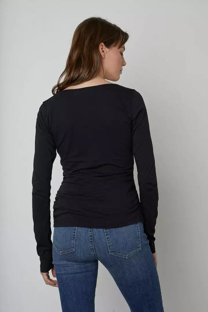 Velvet By Graham & Spencer DENISE SCOOP NECK TEE Womens 3 Velvet By Graham & Spencer DENISE SCOOP NECK TEE Womens