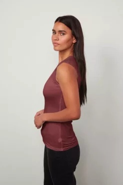 Velvet By Graham & Spencer ESTINA GAUZY WHISPER FITTED TANK TOP