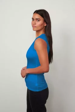 Velvet By Graham & Spencer ESTINA GAUZY WHISPER FITTED TANK TOP