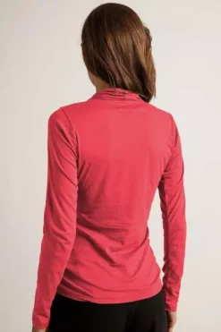 Velvet By Graham & Spencer Womens MERI WRAP FRONT FITTED TOP